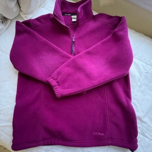 L.L. Bean Jackets & Blazers - Women's LL BEAN Fleece Pullover ~ Fun Color